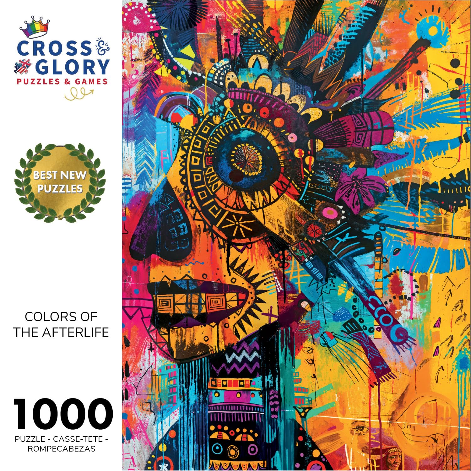 Amazon.com: Cross & Glory - Colors of The Afterlife - 1000 Piece